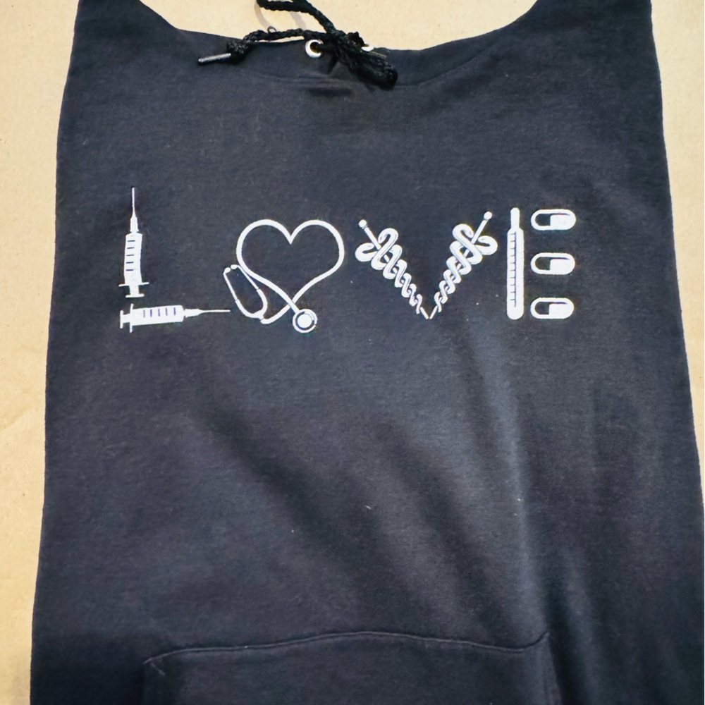 Black Graphic Women's Hoodie